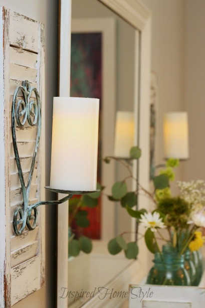 DIY Candle Sconce - Inspired Home Style