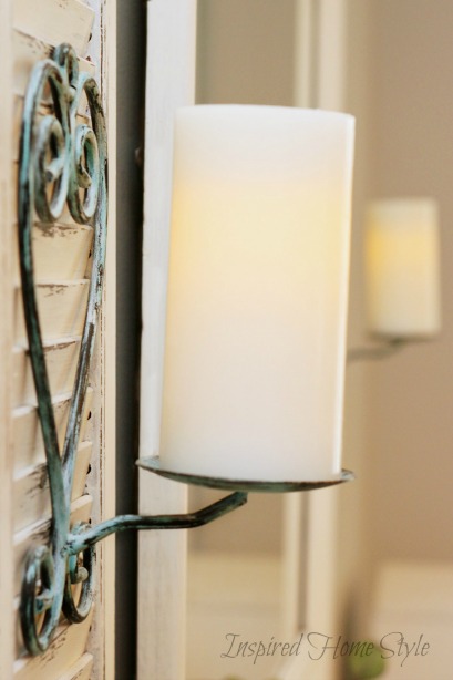 DIY Candle Sconce - Inspired Home Style